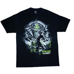 Dyse One All Elements DJ Graphic Tee – Size L – Graffiti Hip-Hop Streetwear